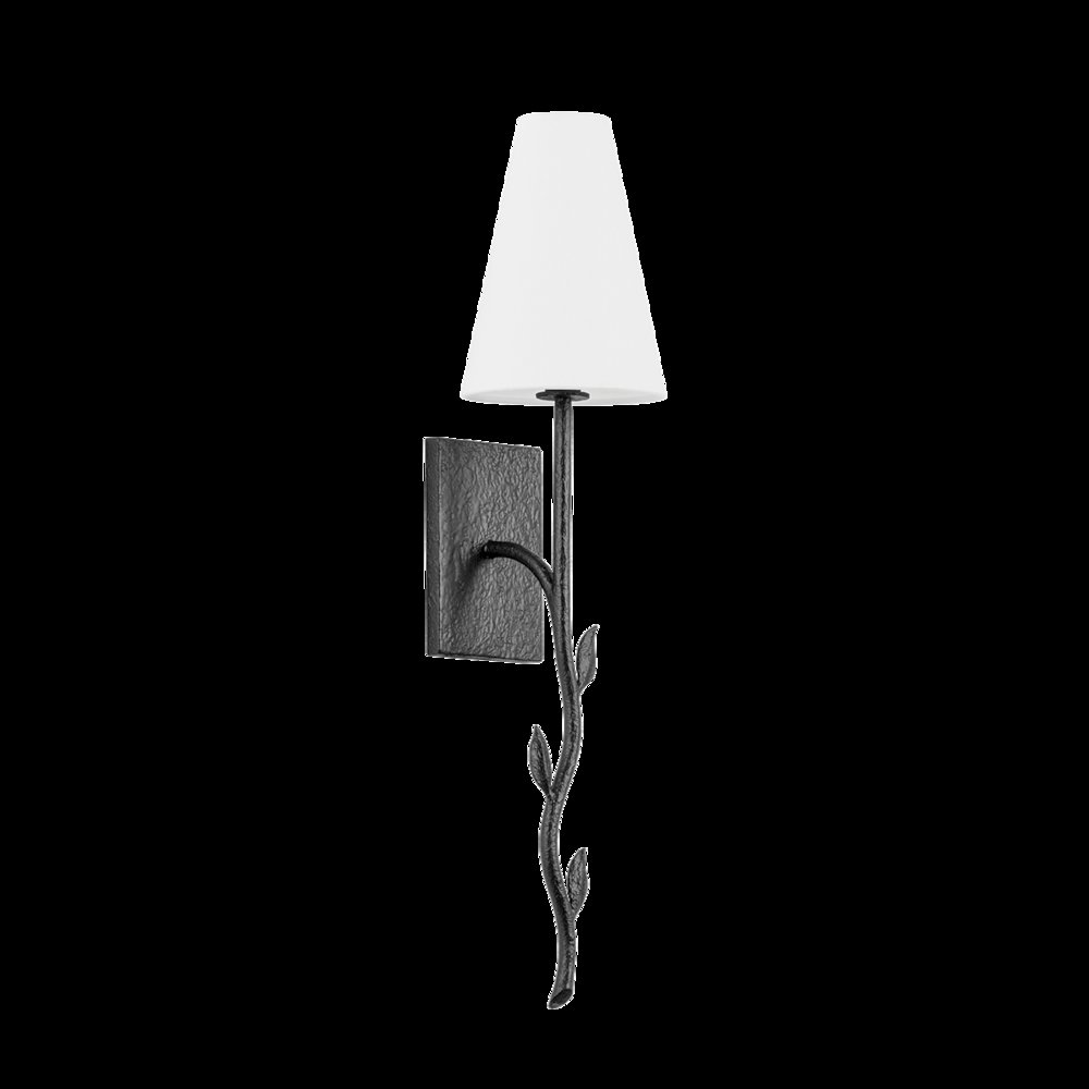 Elwyn Wall Sconce, Black Iron. Picture 1