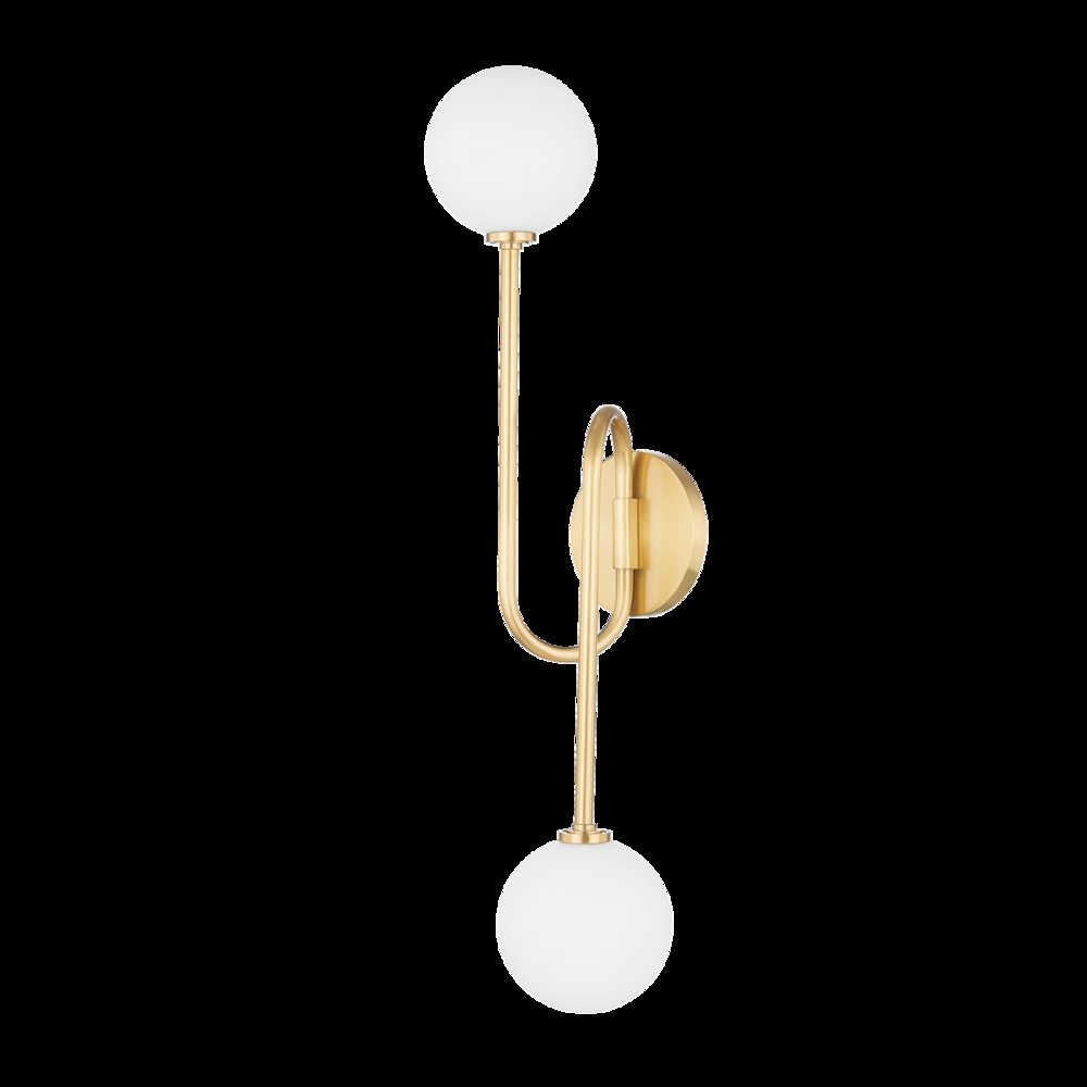 Zani Wall Sconce, Aged Brass. Picture 1