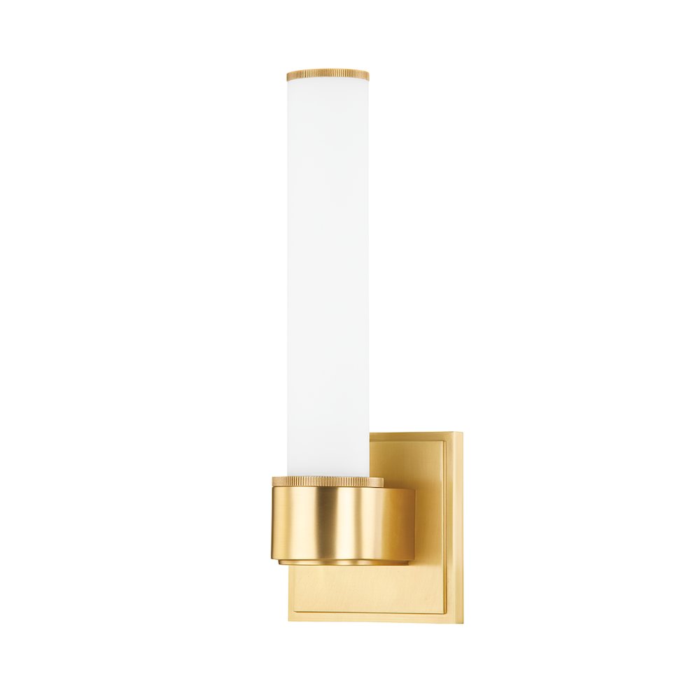 Mill Valley Wall Sconce, Aged Brass. Picture 1