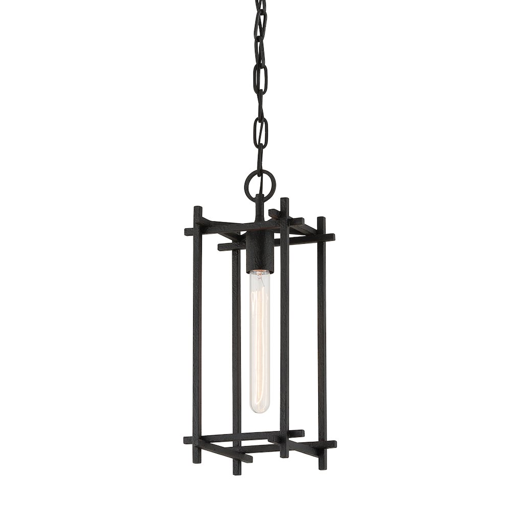 Huck Lantern, Black Iron. Picture 1