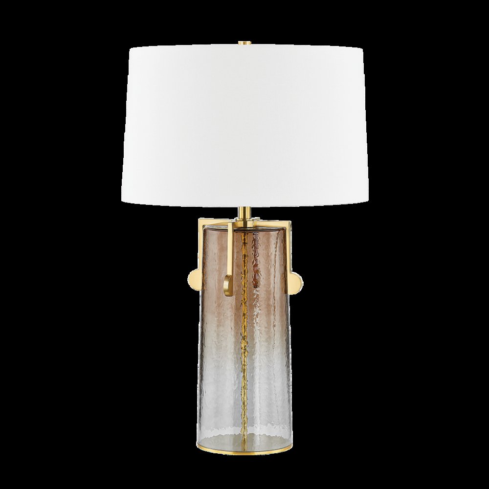 Wildwood Table Lamp, Aged Brass. Picture 1