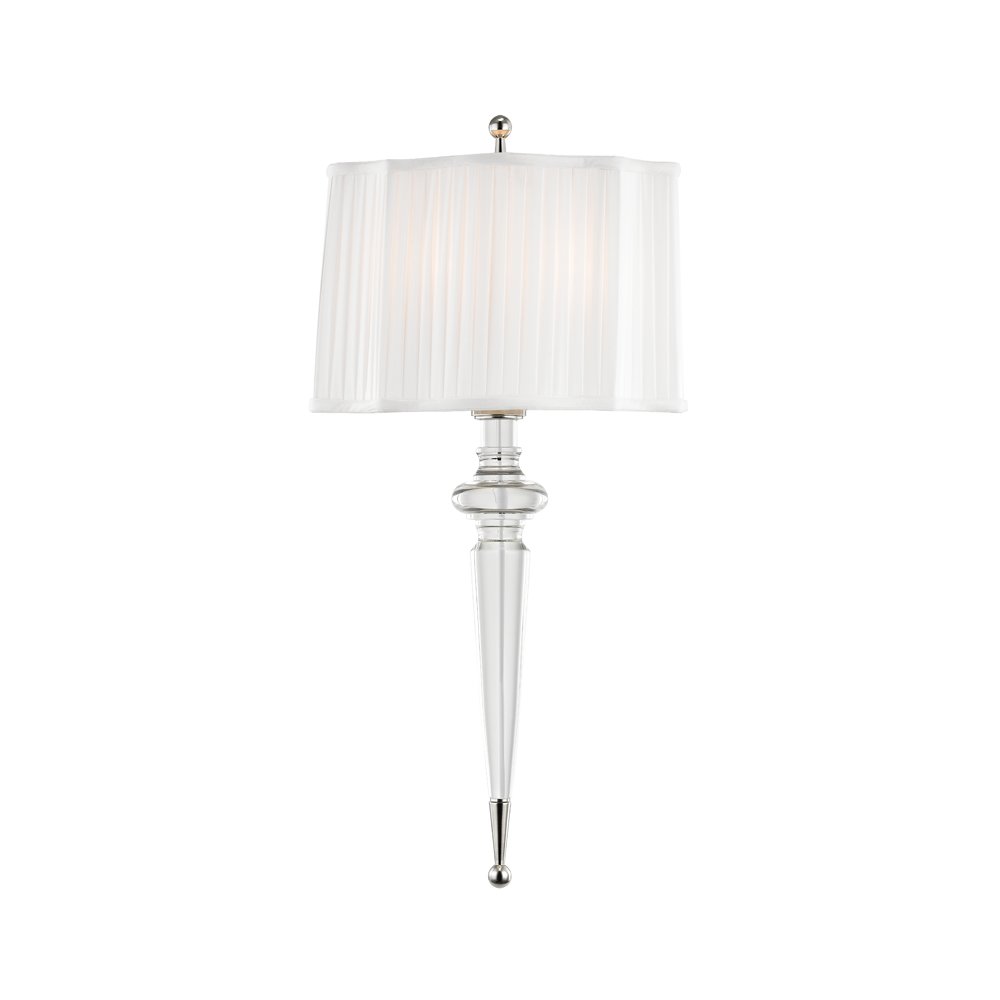 Tipton Wall Sconce, Polished Nickel. Picture 1