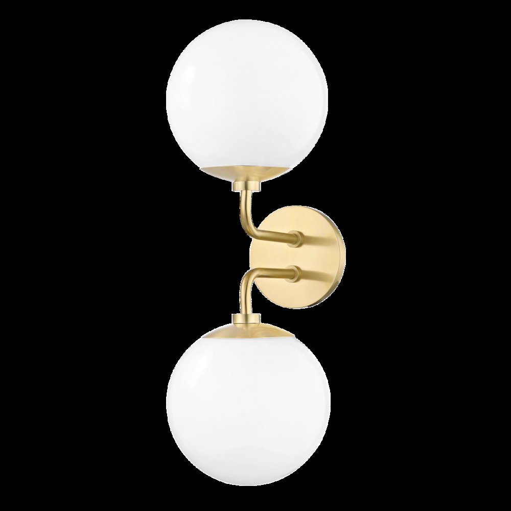 Stella Wall Sconce, Aged Brass. Picture 1