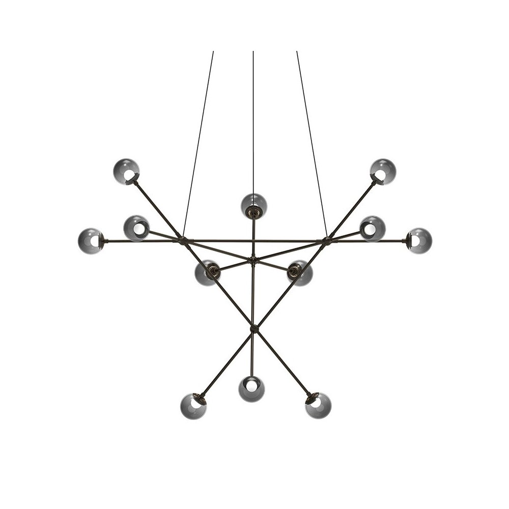 Proton Pendant, Polished Black Nickel. Picture 1