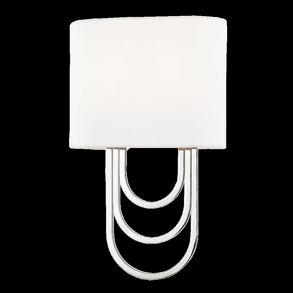 Farah Wall Sconce, Polished Nickel. Picture 1