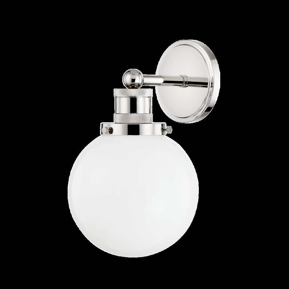 Beverly Wall Sconce, Polished Nickel. Picture 1