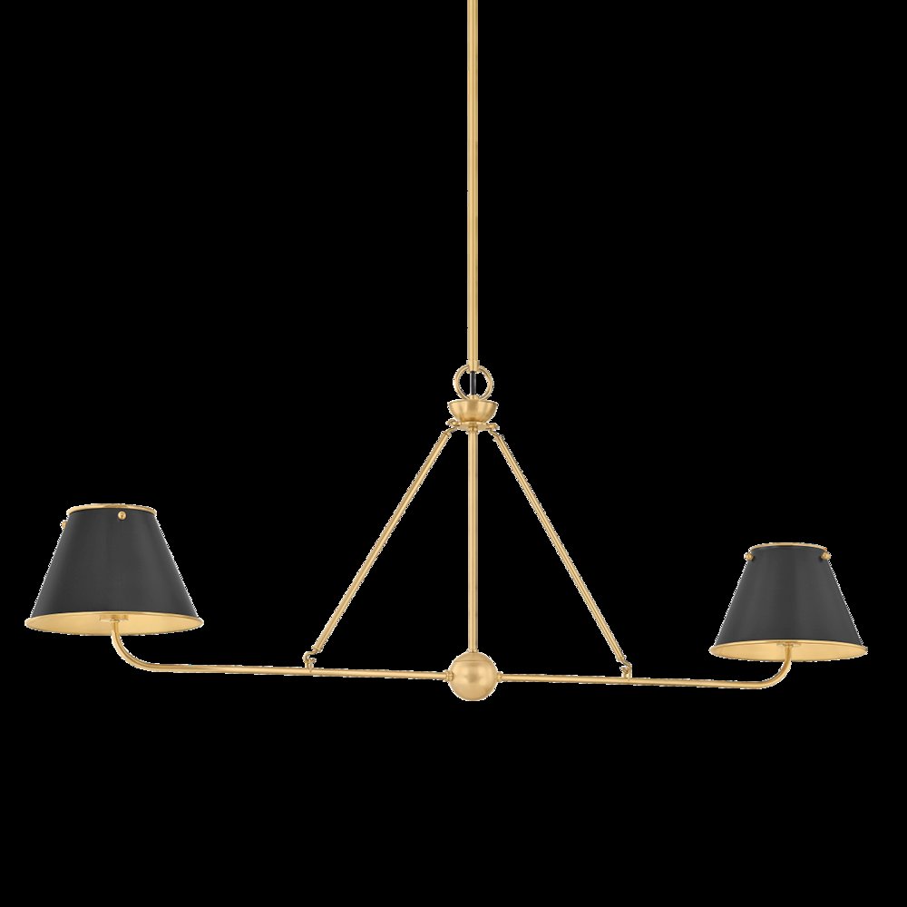 Burghley Linear, Aged Brass. Picture 1