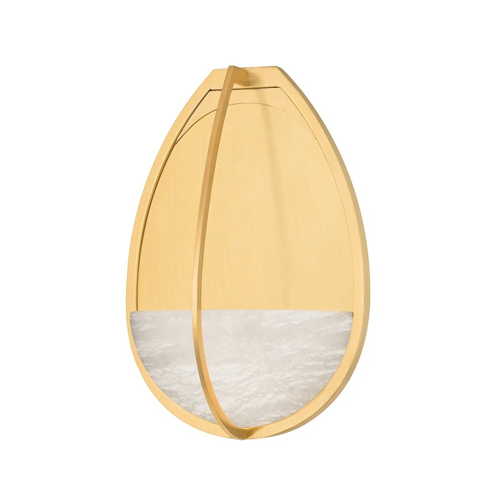 Lloyd Wall Sconce In Aged Brass Color. Picture 1