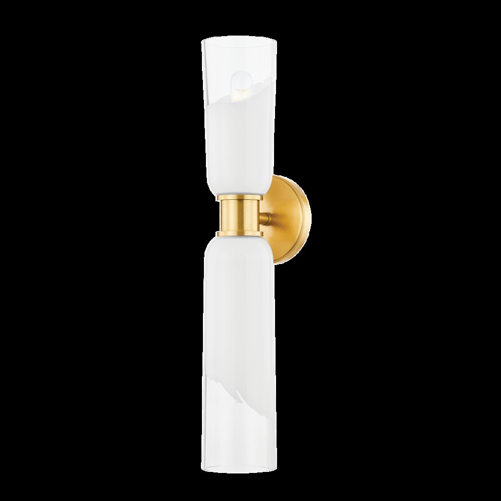 Wasson Wall Sconce, Aged Brass. Picture 1