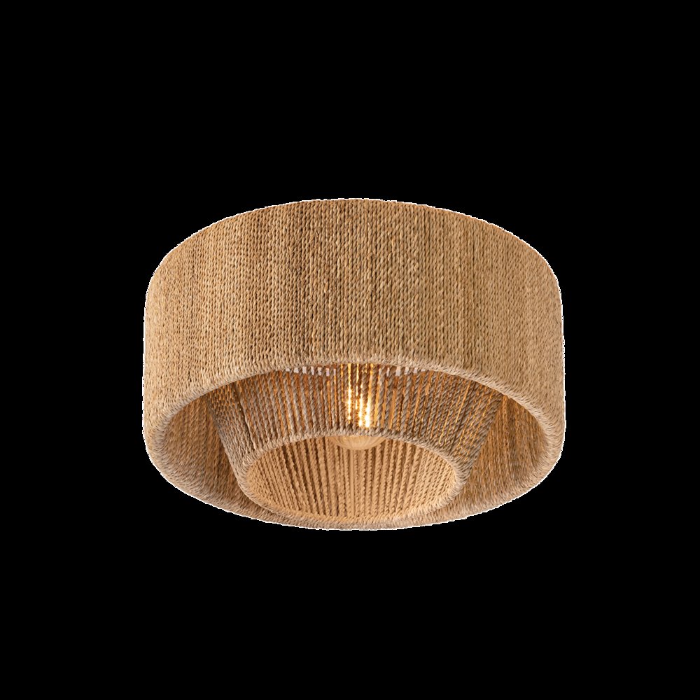 Coe Flush Mount, Vintage Gold Leaf. Picture 1