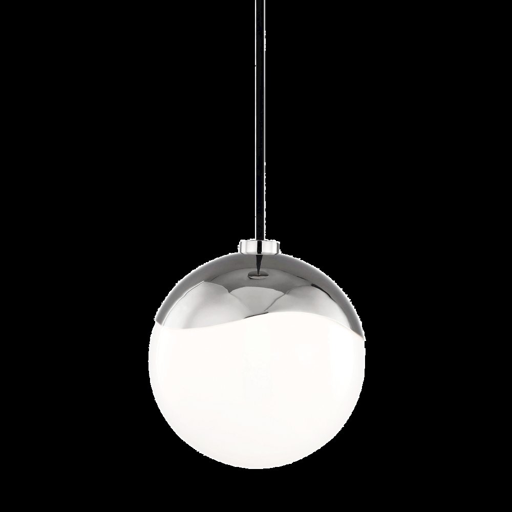 Ella Pendant, Polished Nickel. Picture 1