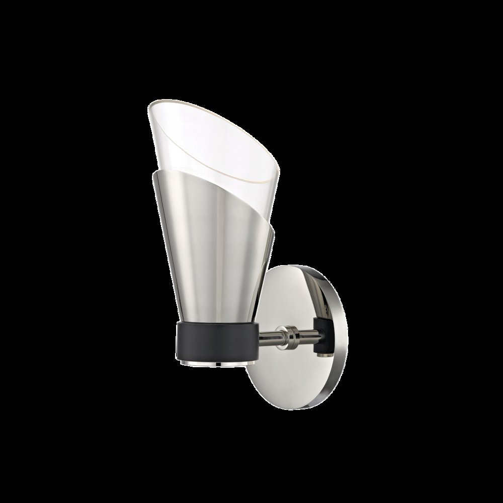 Angie Wall Sconce, Polished Nickel. Picture 1
