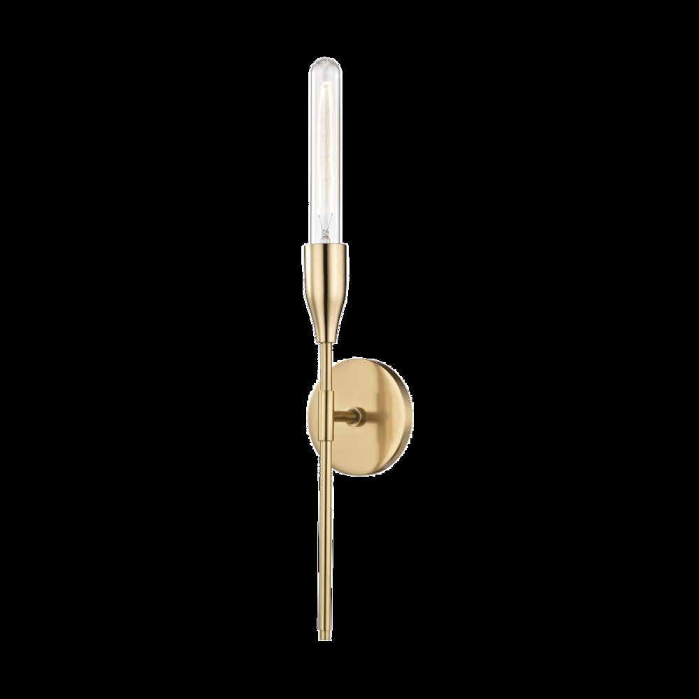 Tara Wall Sconce, Aged Brass. Picture 1