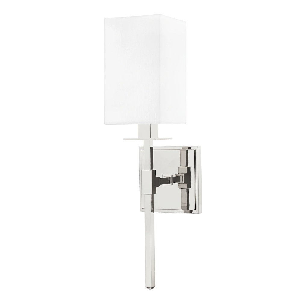Taunton Wall Sconce In Polished Nickel Color. Picture 1