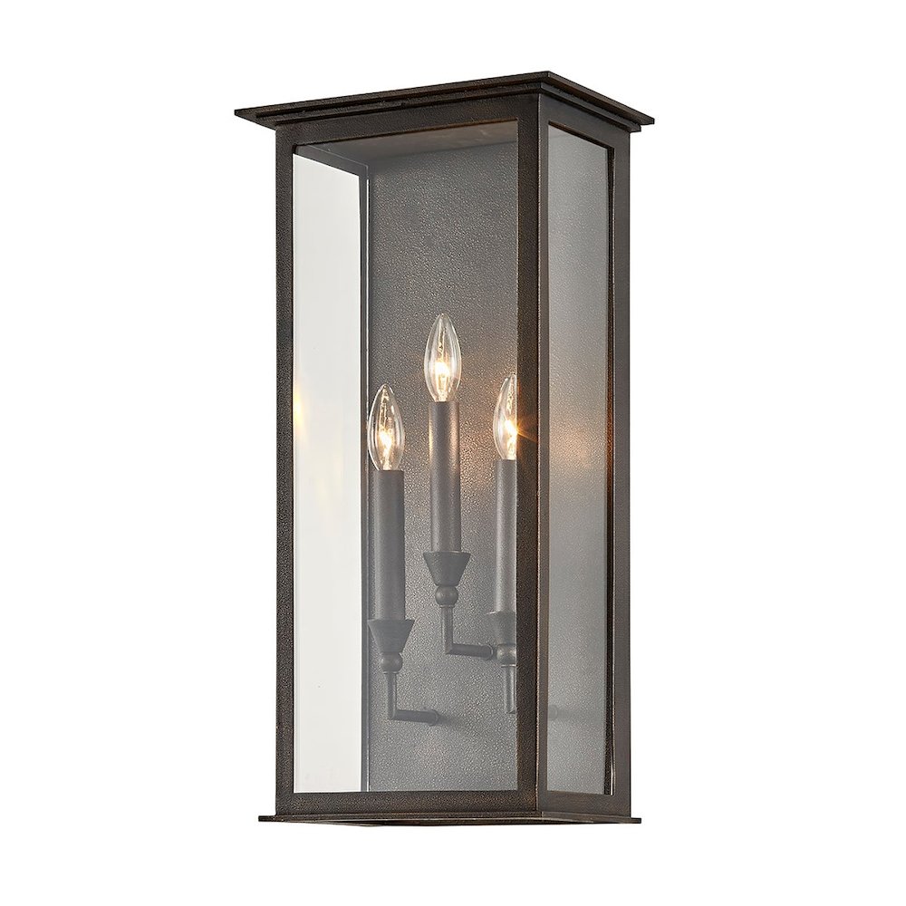 Chauncey Exterior Wall Sconce, Vintage Bronze. Picture 1