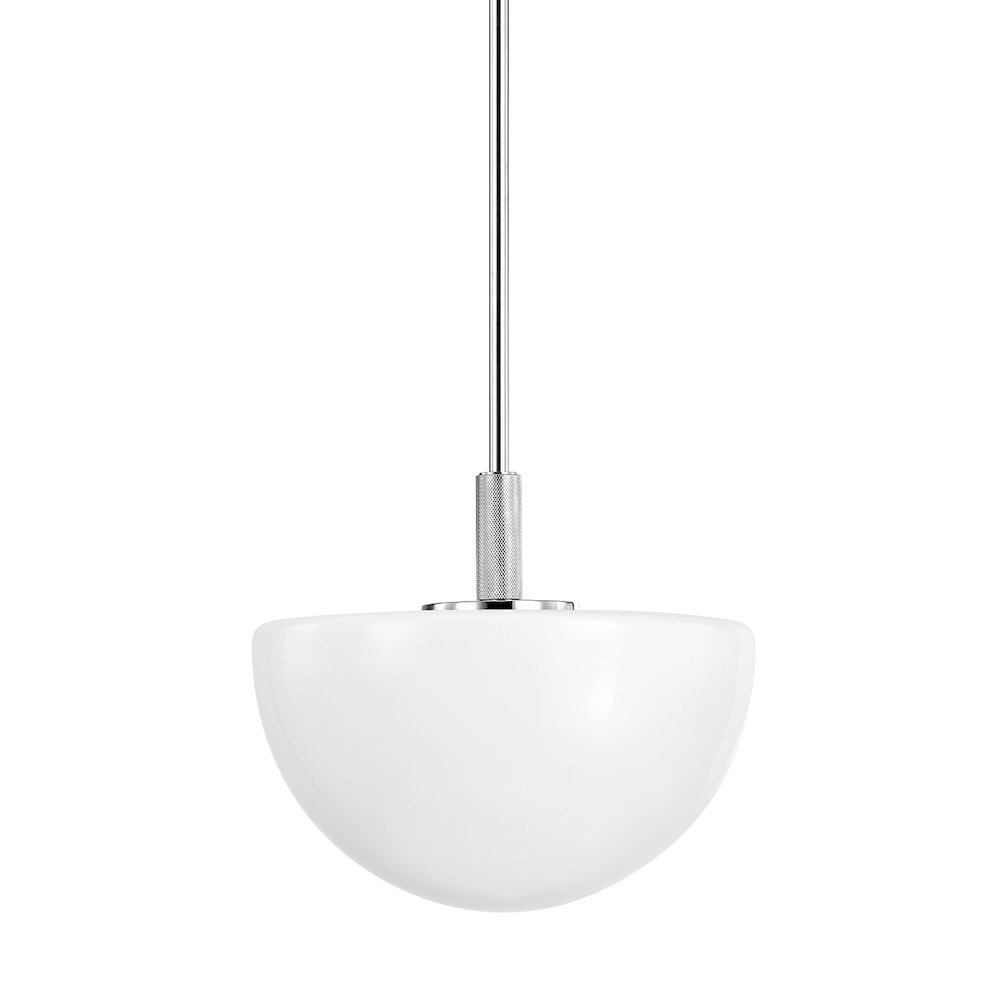 Lethbridge Pendant, Polished Nickel. Picture 1