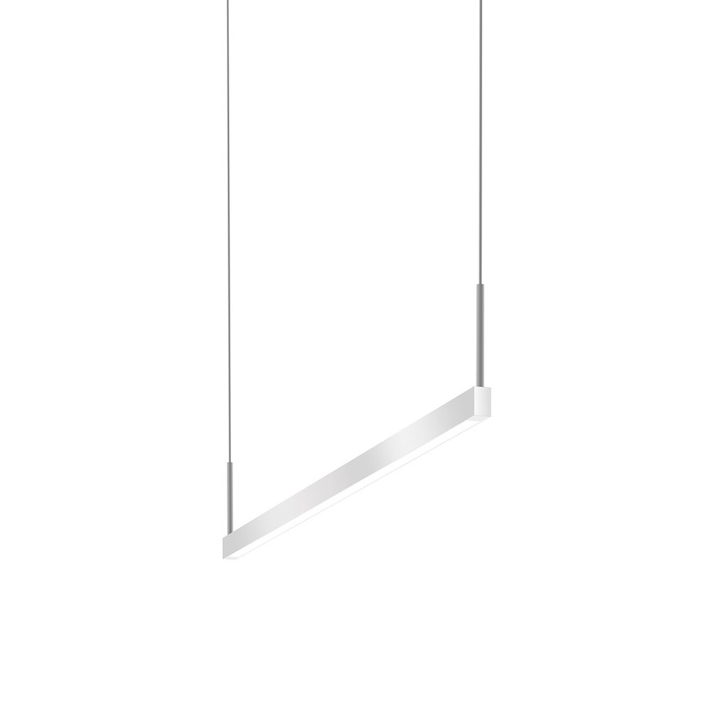 Thin-Line Pendant, Bright Satin Aluminum. Picture 1