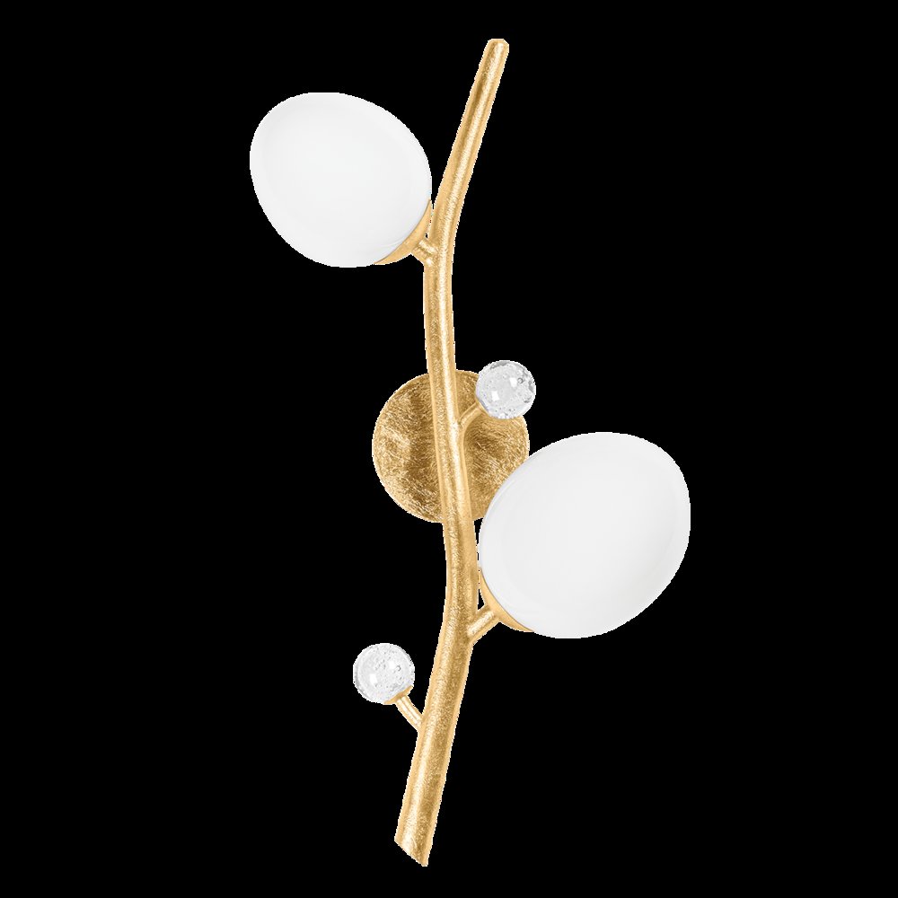 Mirielle Wall Sconce, Vintage Gold Leaf. Picture 1