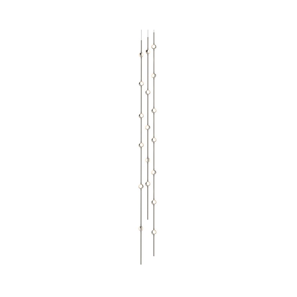 Constellation Chandelier, Satin Nickel. Picture 1