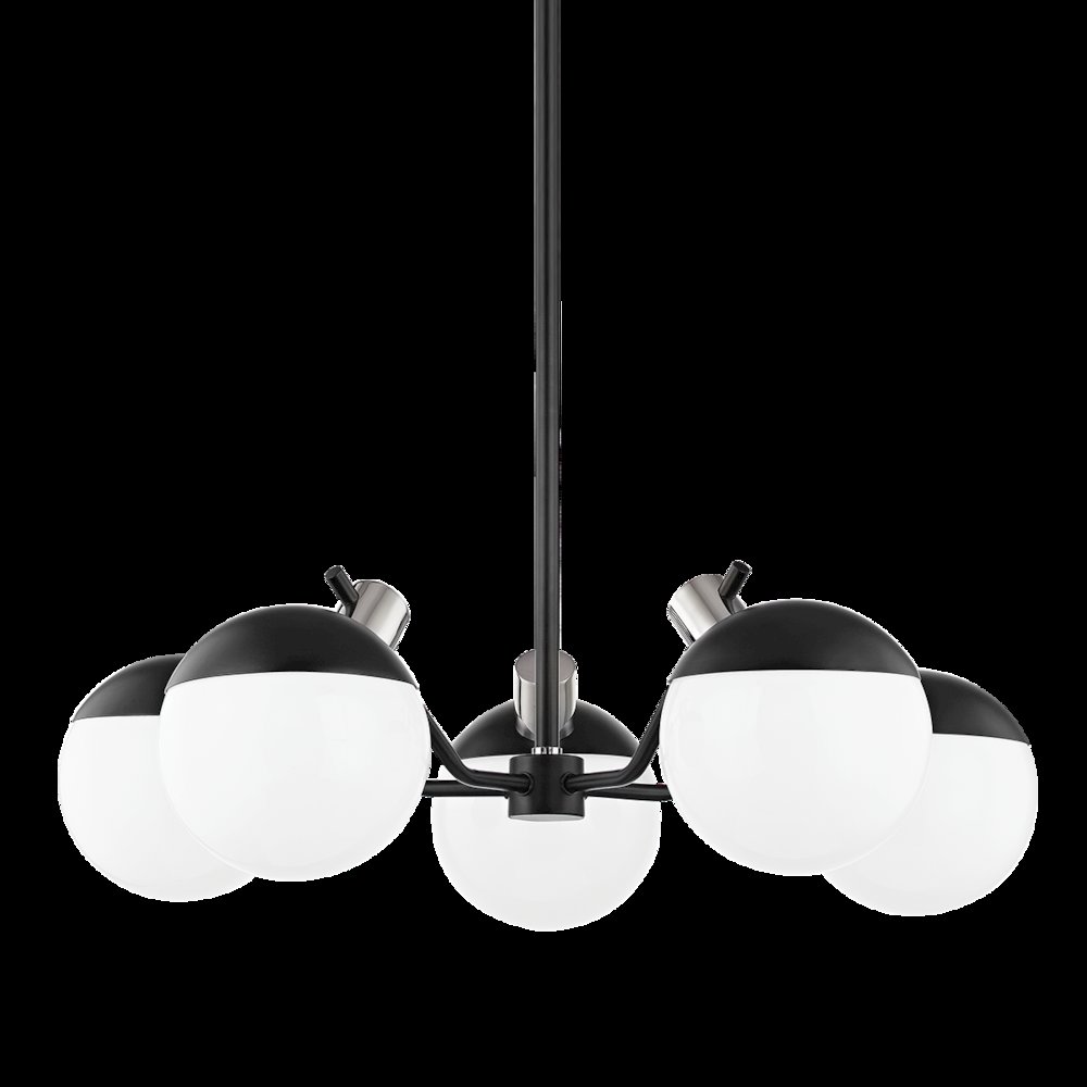 Miranda Chandelier, Polished Nickel. Picture 1