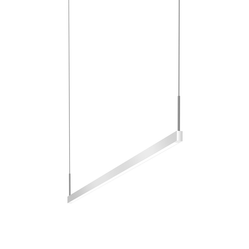 Thin-Line Pendant, Bright Satin Aluminum. Picture 1