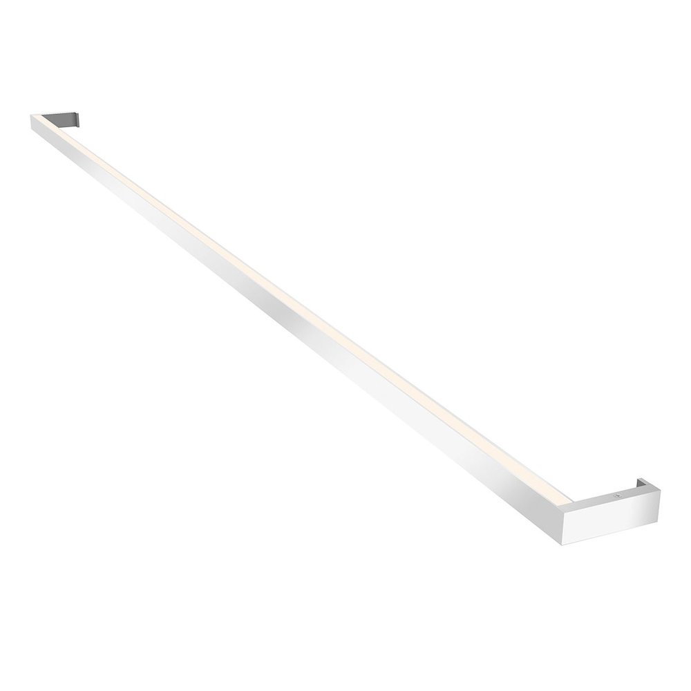 Thin-Line Wall Sconce, Bright Satin Aluminum. Picture 1