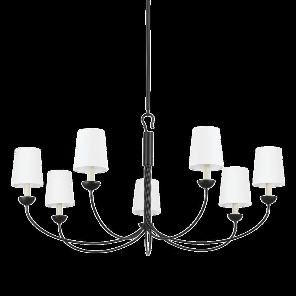 Montpelier Chandelier, Aged Iron. Picture 1