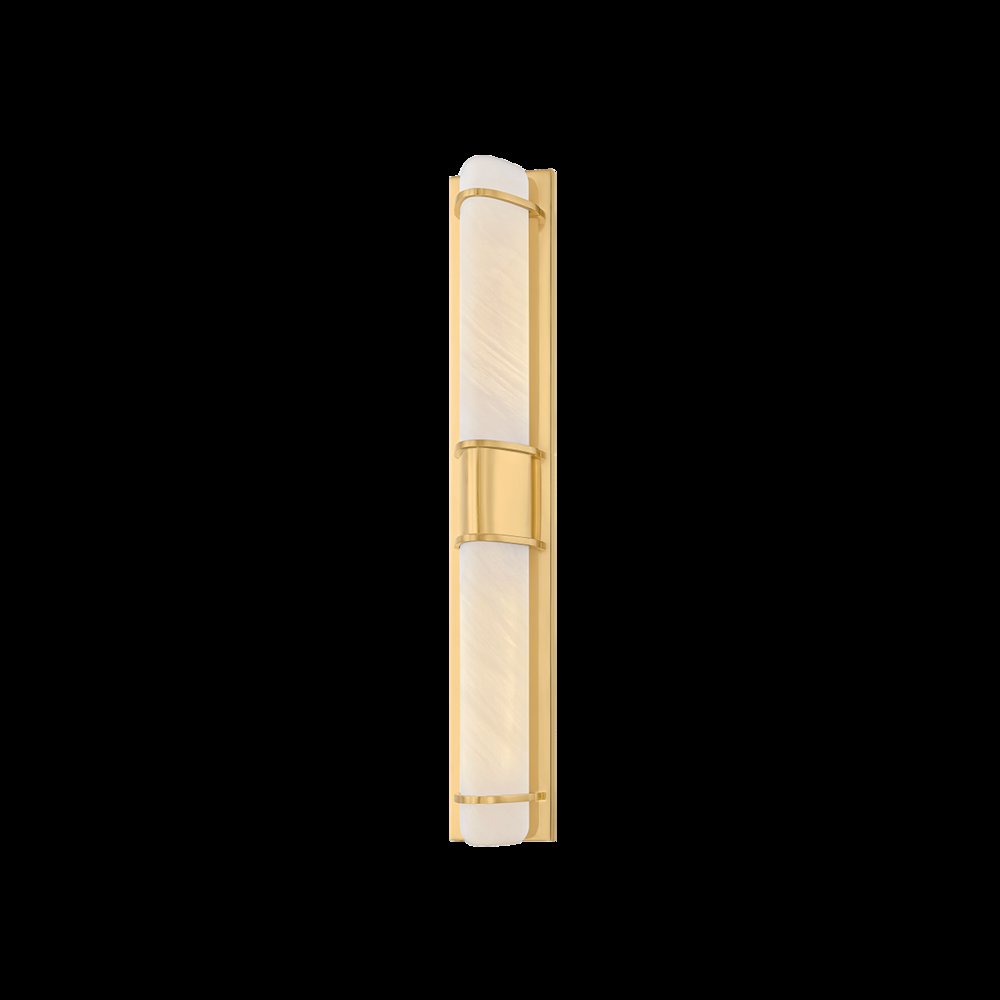 Tottenville Wall Sconce, Aged Brass. Picture 1
