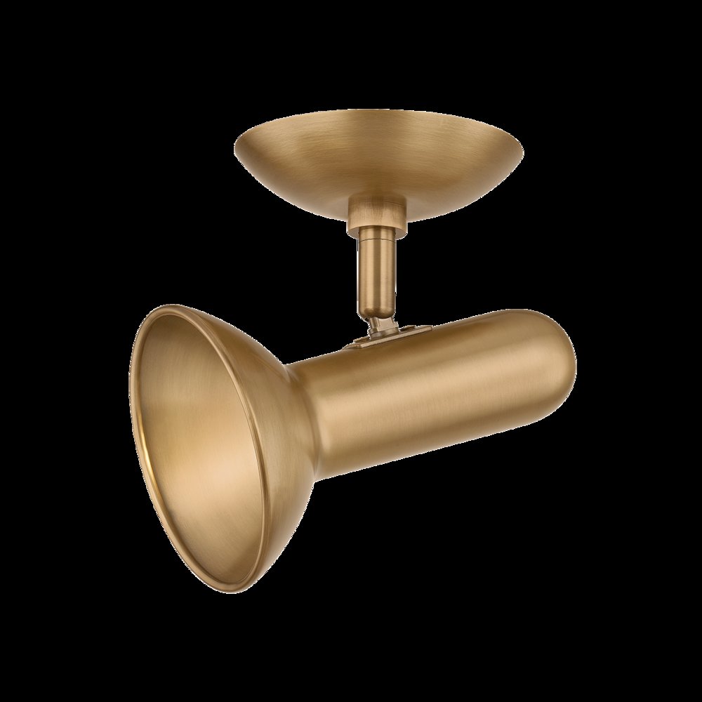 Bjorn Flush Mount, Patina Brass. Picture 2