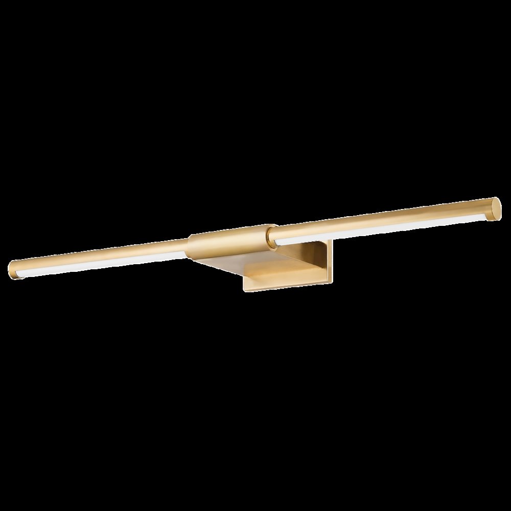 Jerome Picture Light, Aged Brass. Picture 1