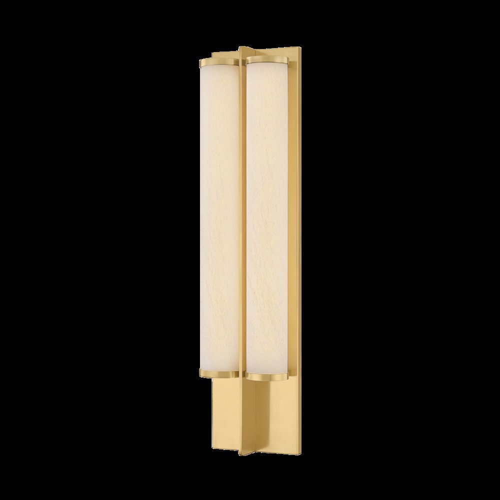 Northfield Wall Sconce, Aged Brass. Picture 1