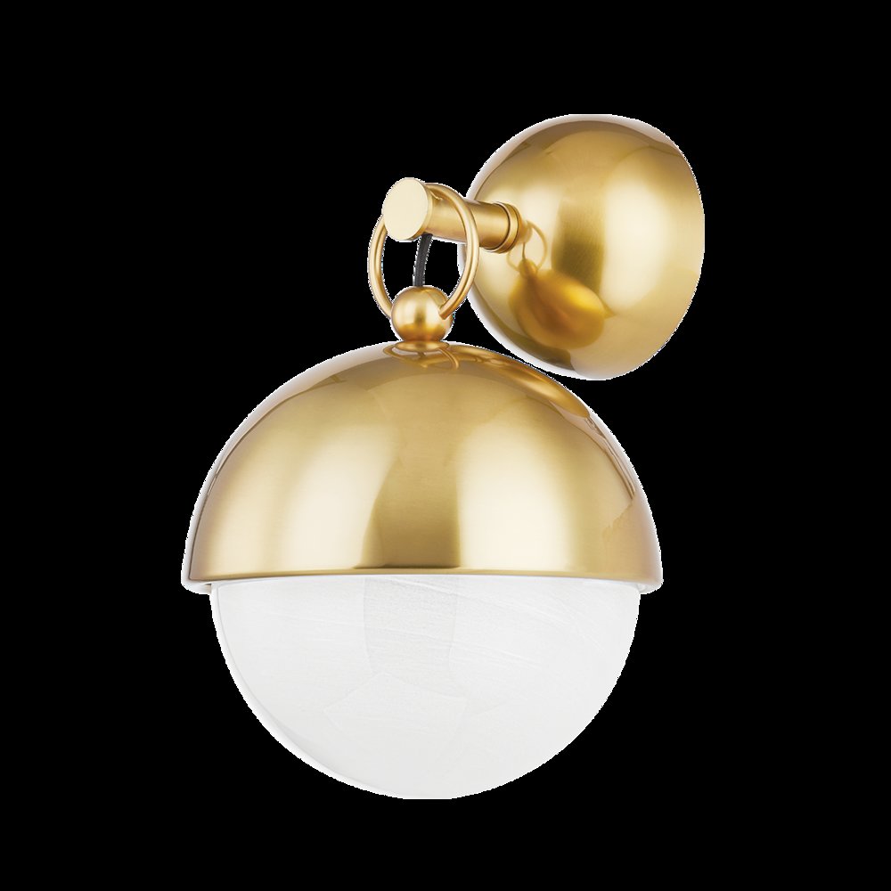Althea Wall Sconce, Vintage Polished Brass. Picture 1