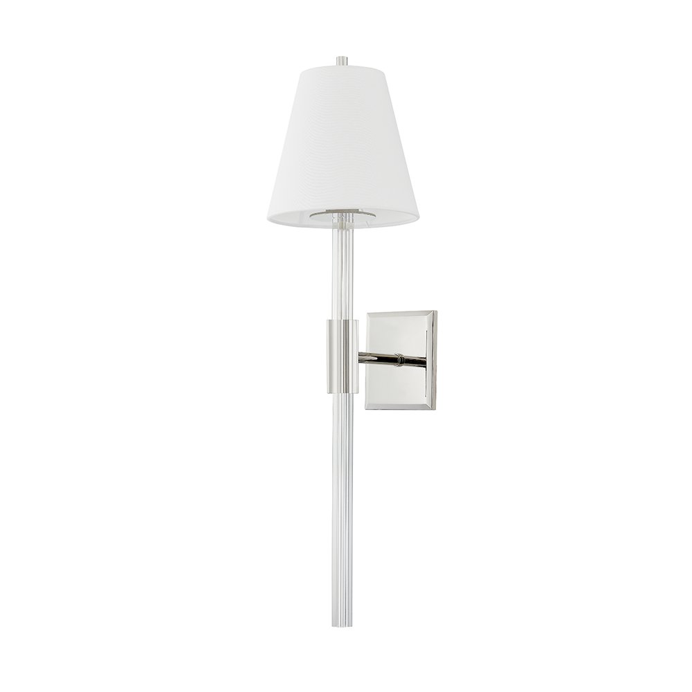 Martina Wall Sconce, Polished Nickel. Picture 1