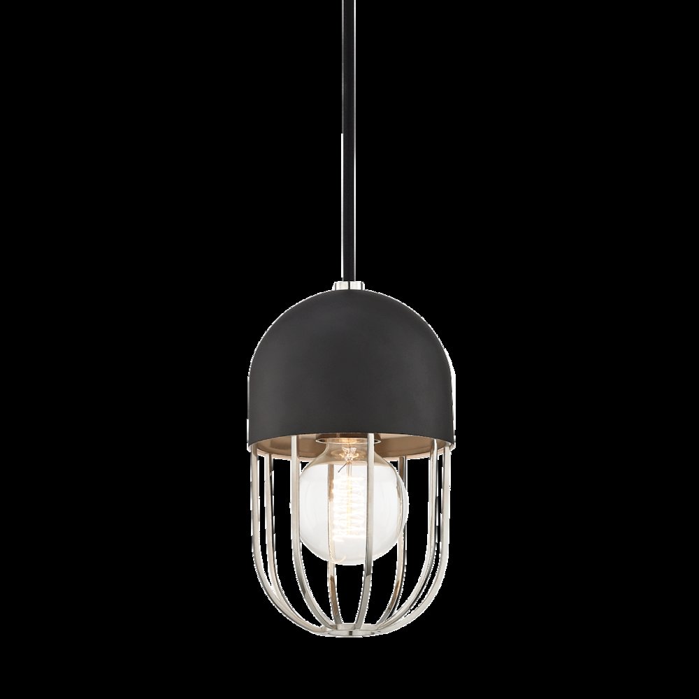 Haley Pendant, Polished Nickel. Picture 1