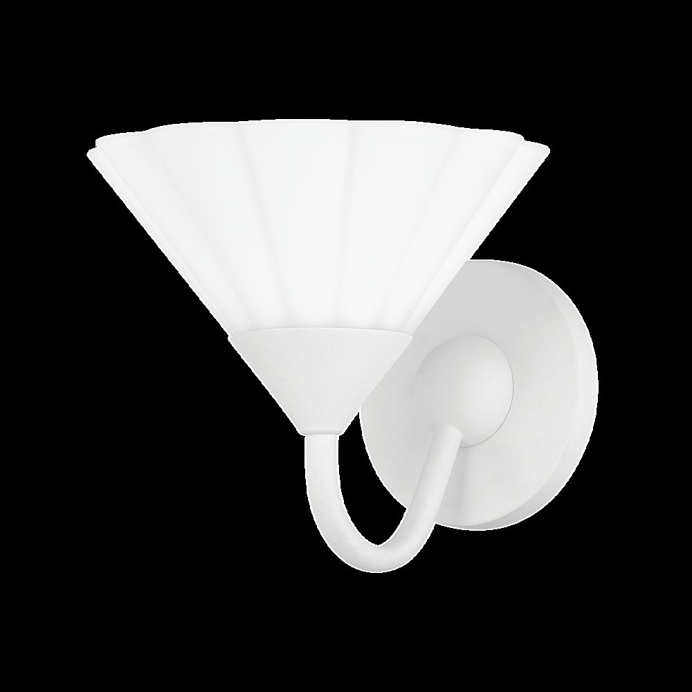 Kelsey Wall Sconce, Texture White. Picture 1