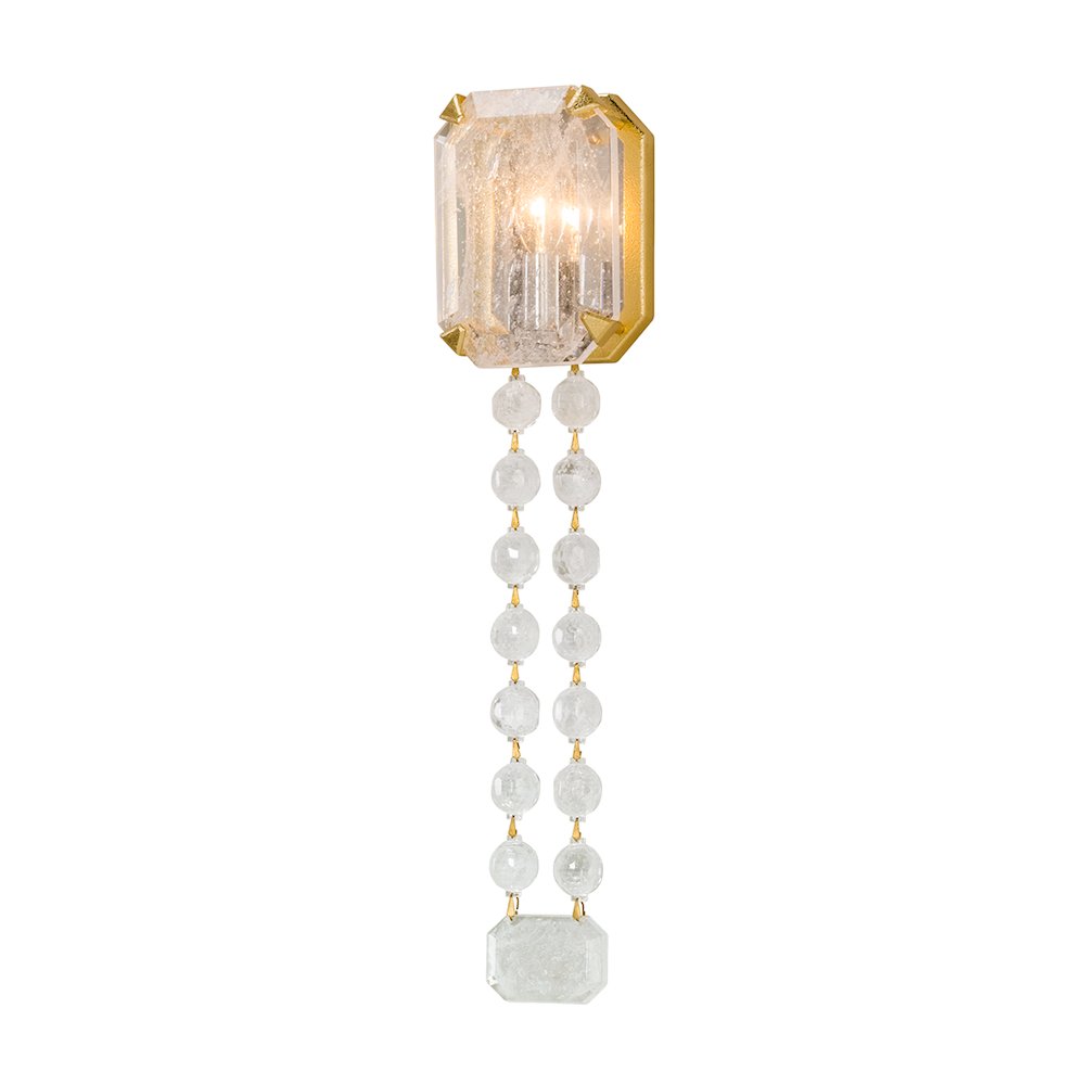 Alibi Wall Sconce, Gold Leaf. Picture 1