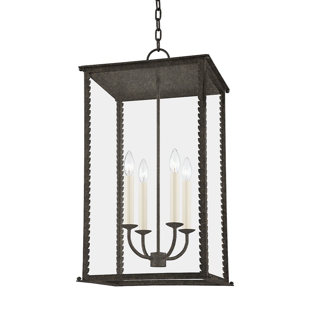 Zuma Exterior Pendant, French Iron. Picture 1