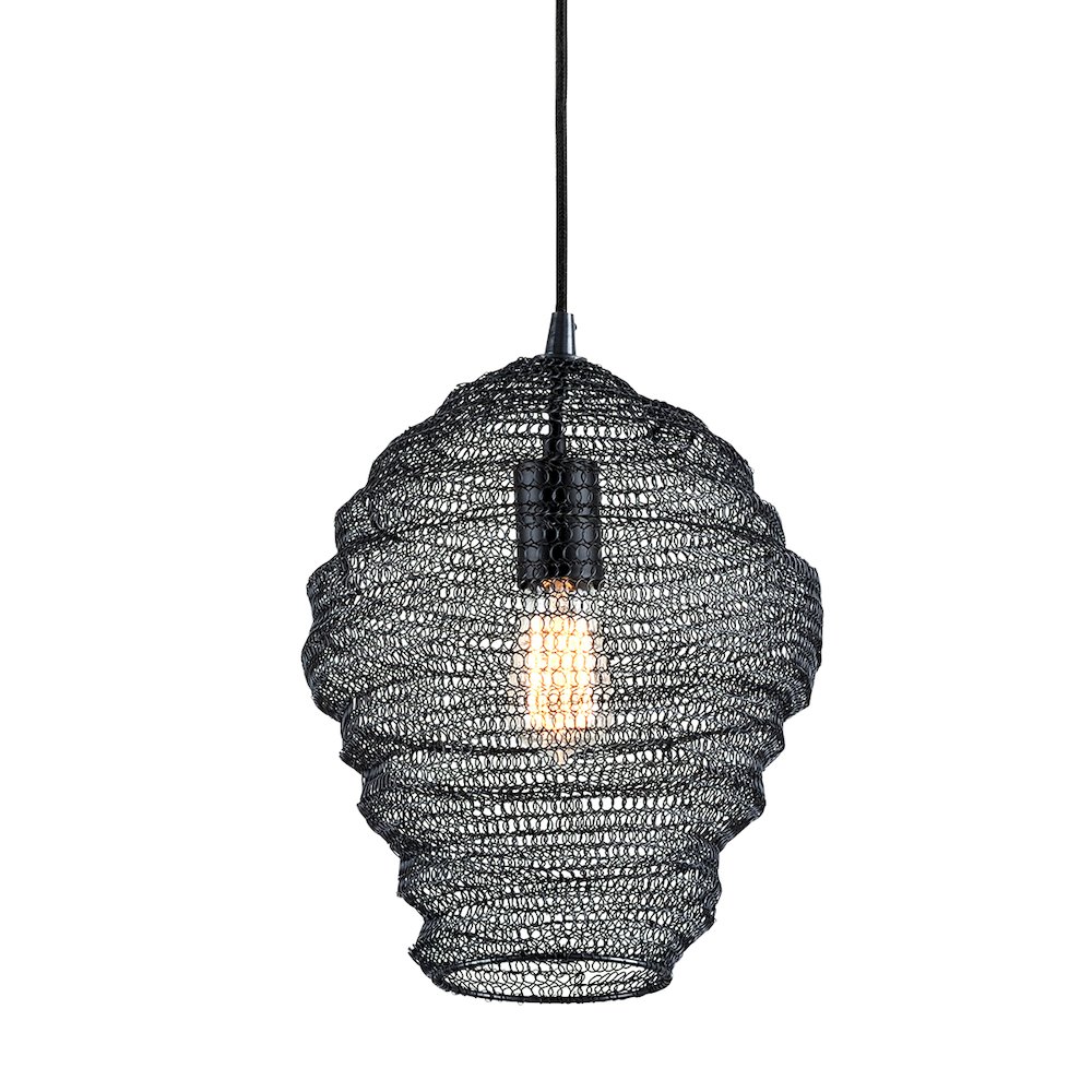 Wabi Sabi Pendant, Soft Black. Picture 1