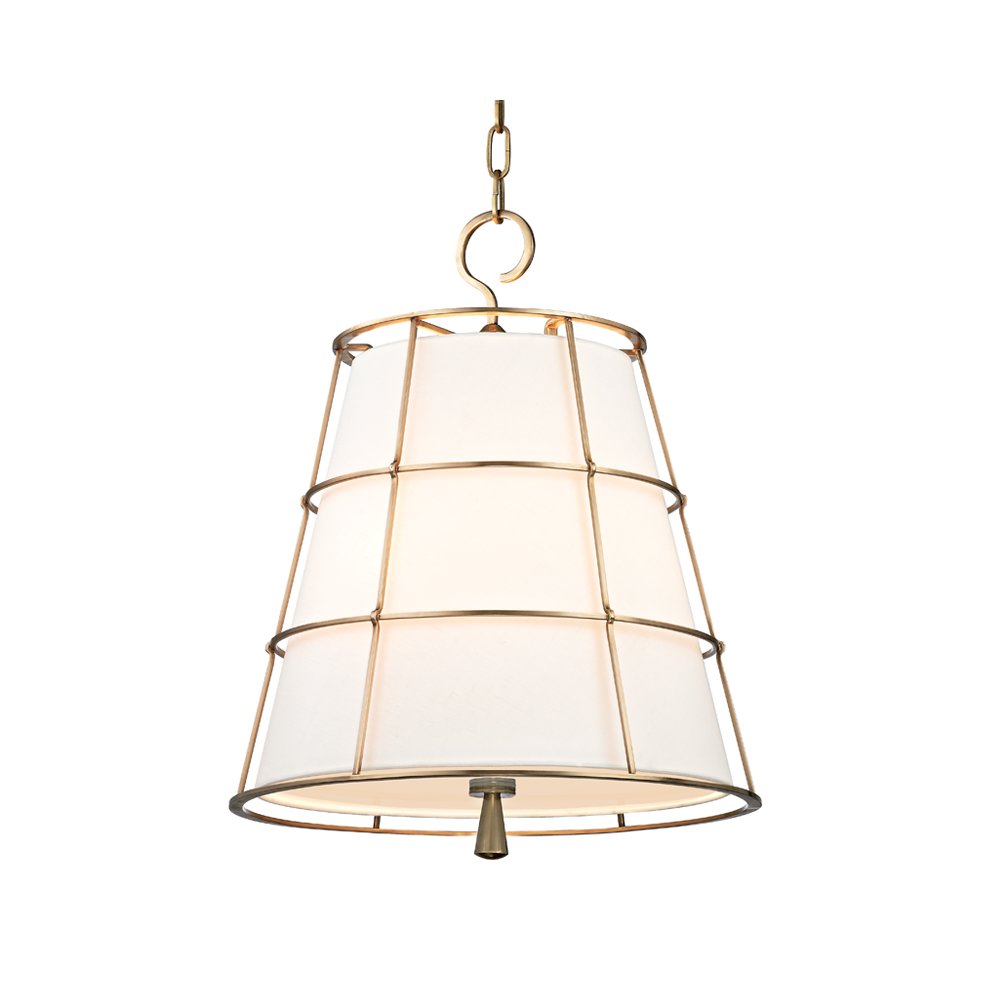 Savona Pendant, Aged Brass. Picture 1