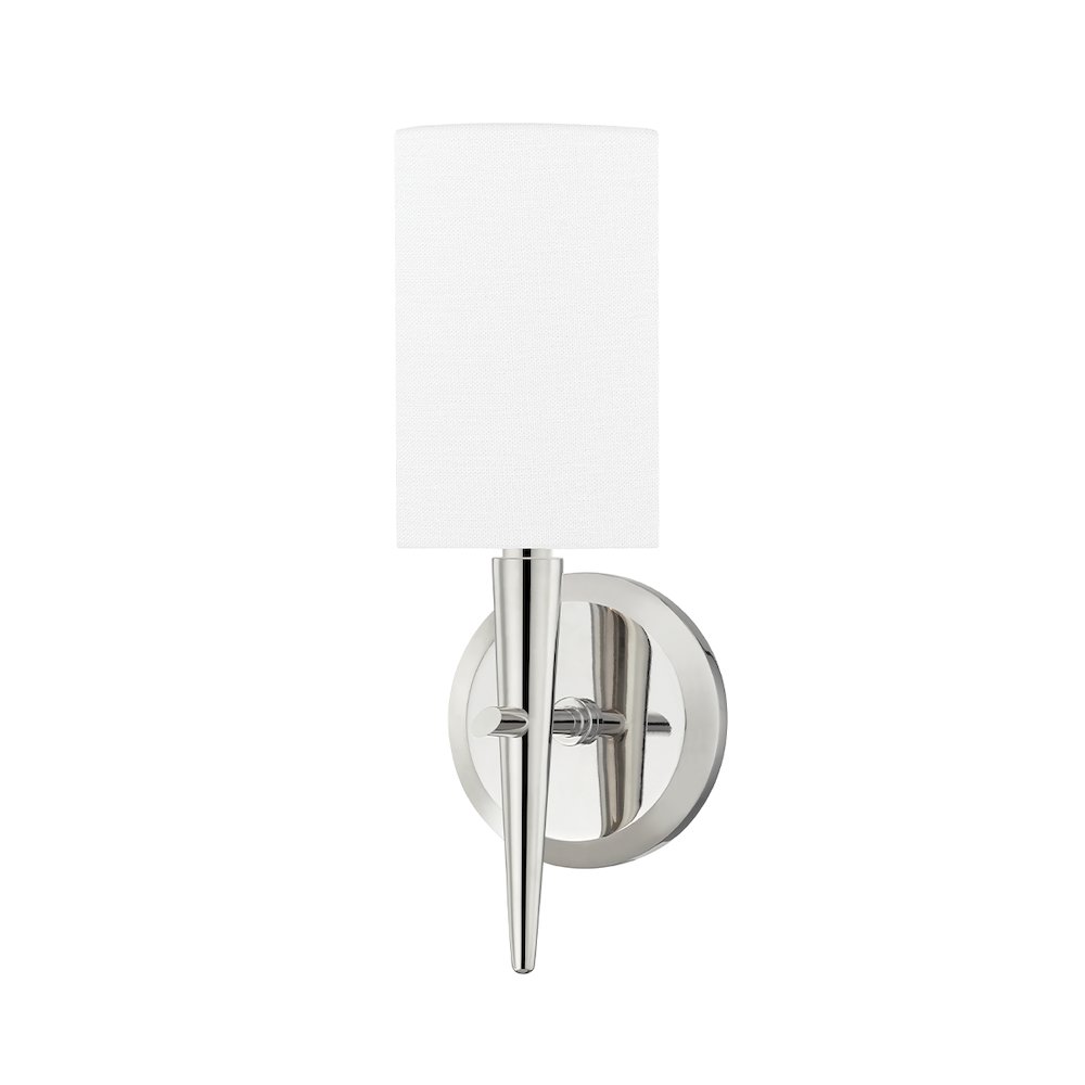 Kirkwood Wall Sconce, Polished Nickel. Picture 1