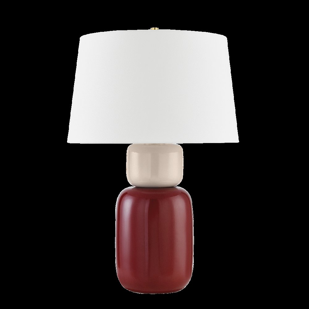 Batya Table Lamp, Aged Brass. Picture 1