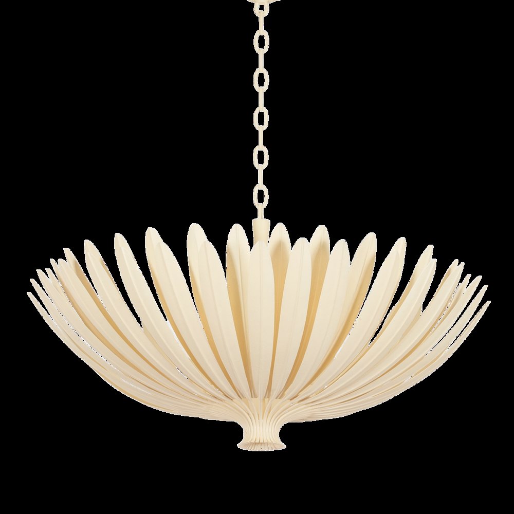 Whitfield Chandelier, Cream Plaster. Picture 1