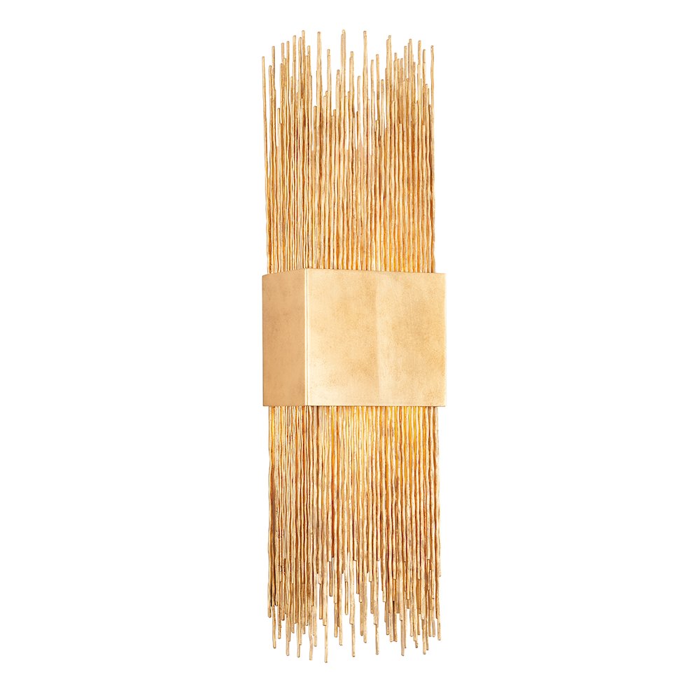 Sabine Wall Sconce, Vintage Gold Leaf. Picture 1
