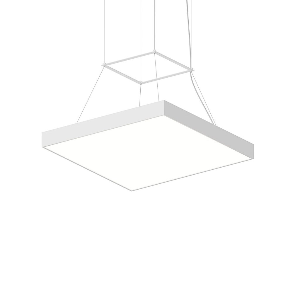 Pi Pendant, Satin White. Picture 1