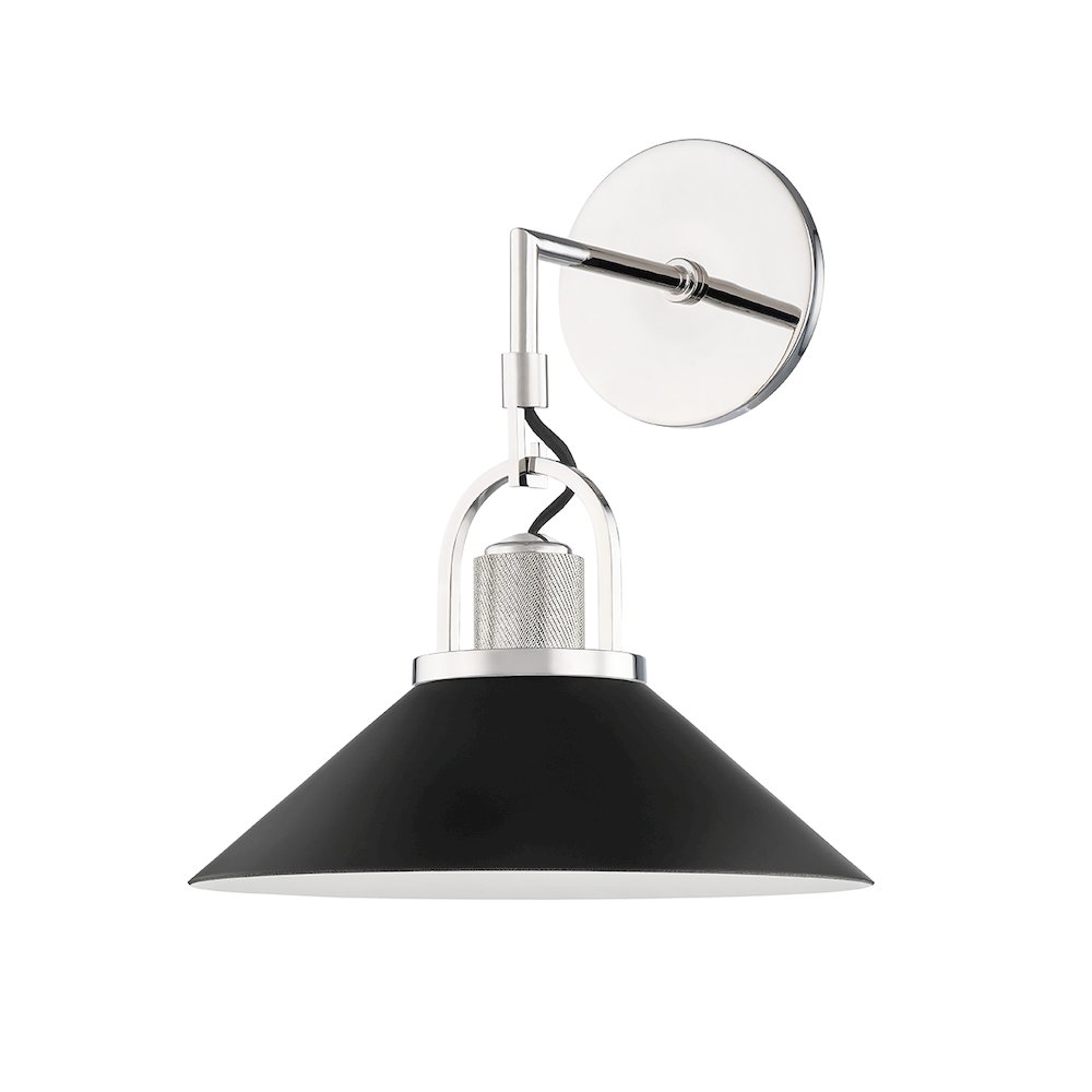 Syosset Wall Sconce, Polished Nickel. Picture 1