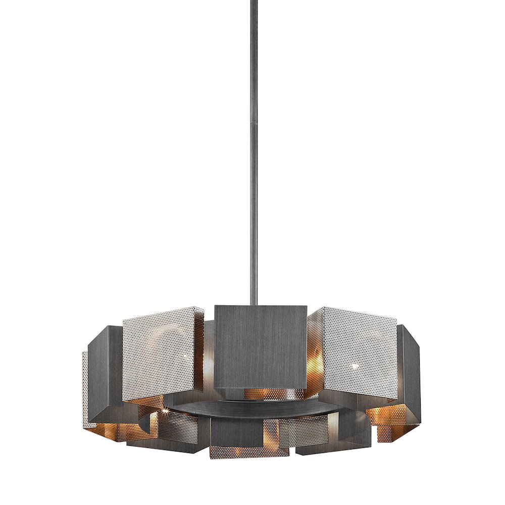 Impression Chandelier, Graphite. Picture 1