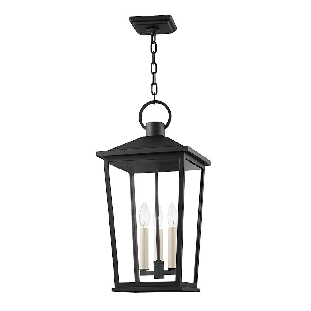 Soren Exterior Pendant, Texture Black. Picture 1