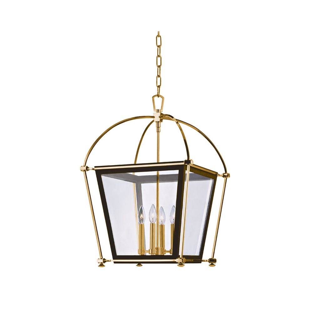 Hollis Lantern, Aged Brass. Picture 1