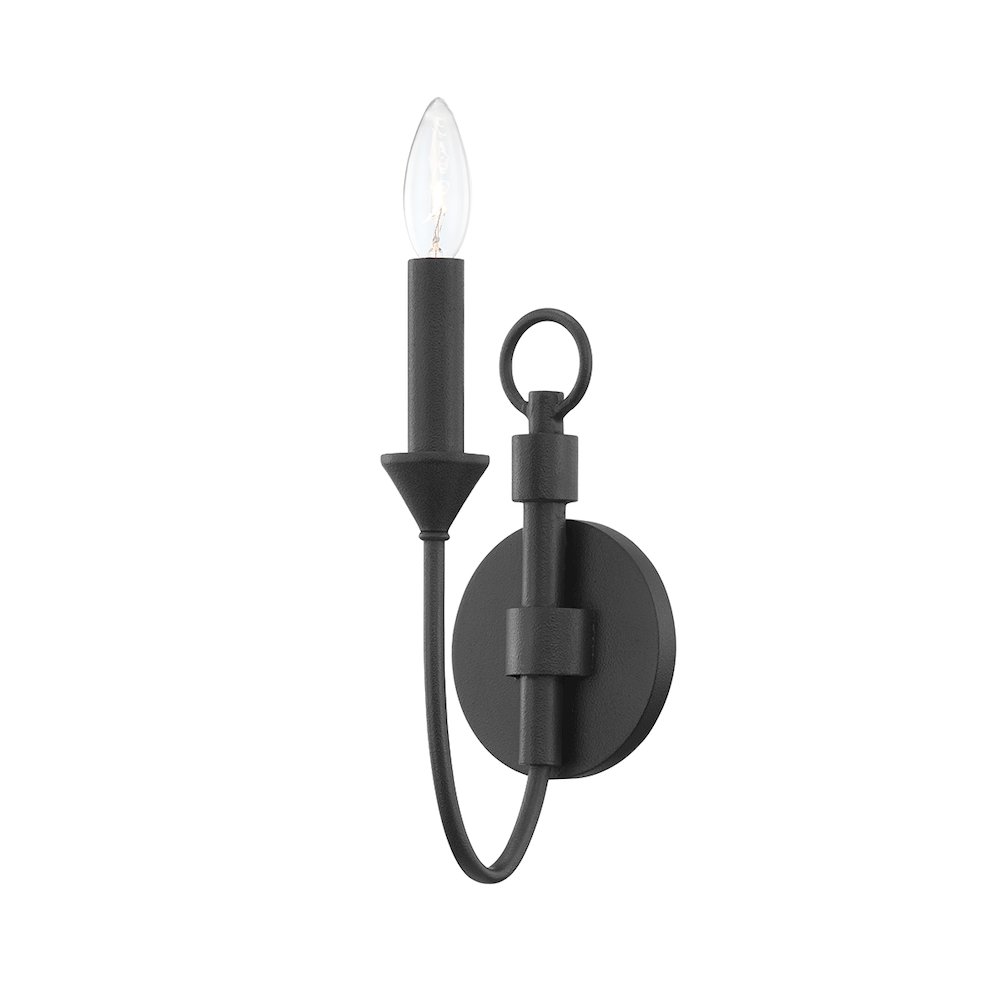 Cate Wall Sconce, Forged Iron. Picture 1