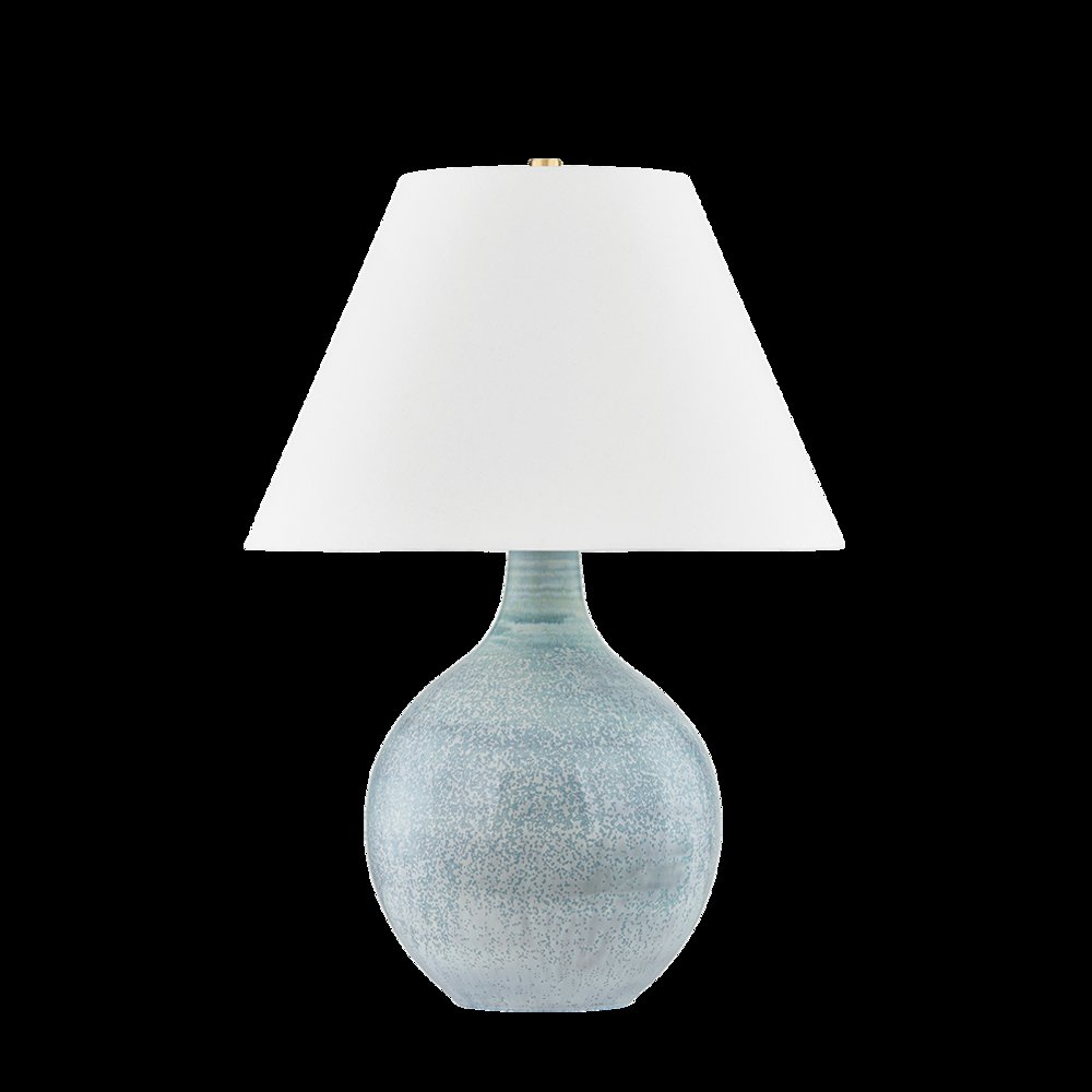 Kearny Table Lamp, Aged Brass. Picture 1